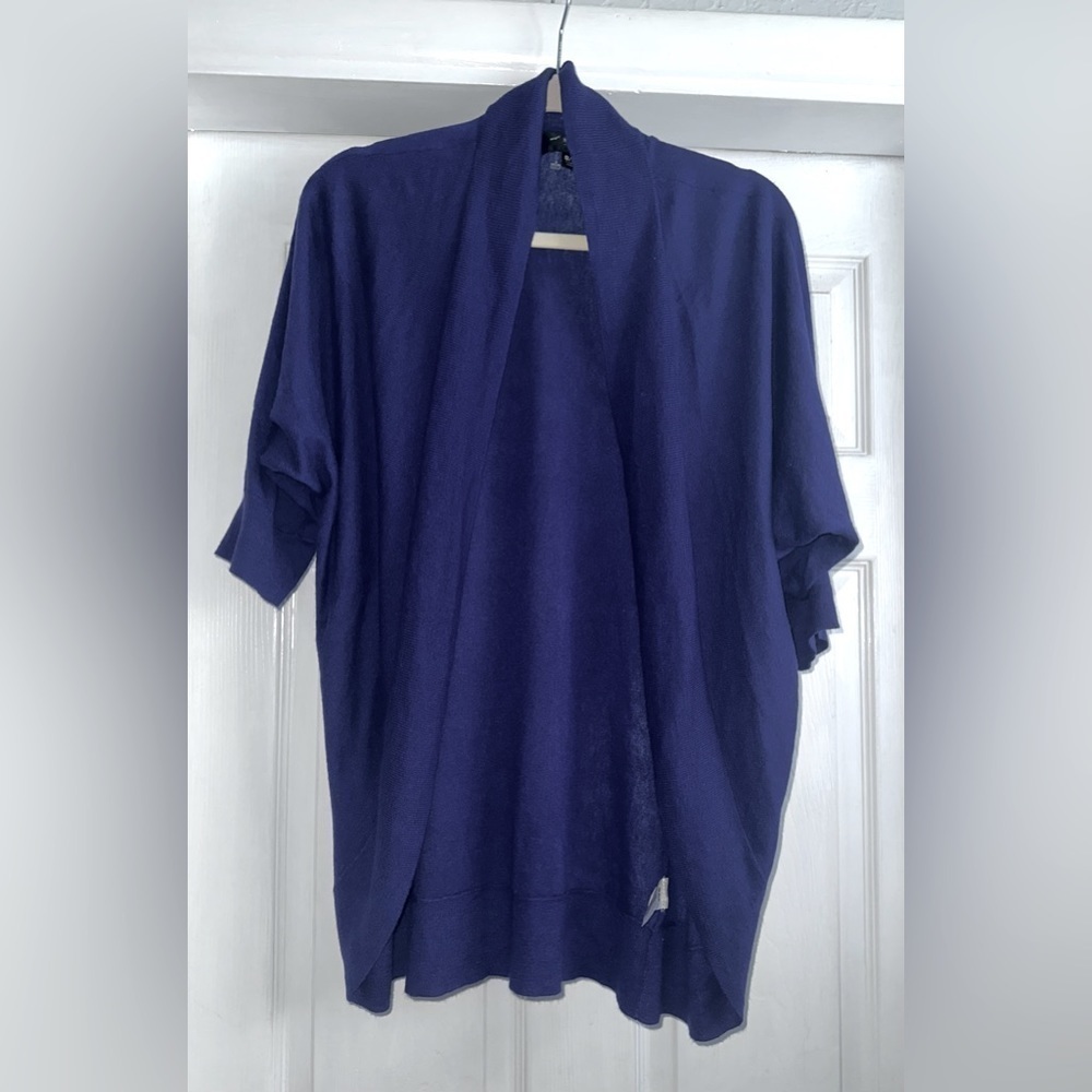 Mossimo Open Front Cardigan, Size Small & Purple